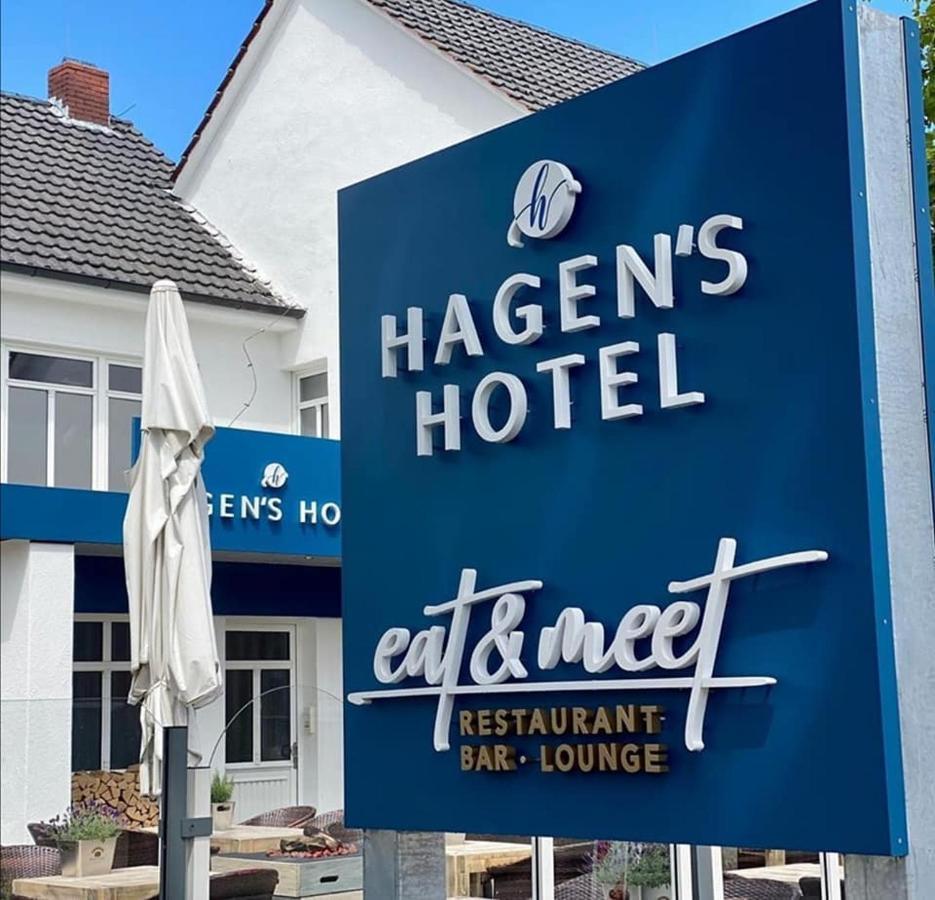 Hagen'S Hotel "Eat & Meet" Restaurant Bar Lounge Haren Exterior photo
